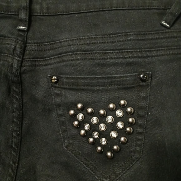 👖Bebe/Siren 2B bebe Skinny Black Jean 🆕Size 28 Women,A Fabulous Gift Item 🎁 - Picture 7 of 16